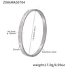 Titanium Steel Geometric Electroplated Fashion Ladies Bracelet