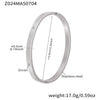 Titanium Steel Geometric Electroplated Fashion Ladies Bracelet