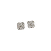 Titanium Steel Geometric Electroplated Lucky Grass Minimalist Earrings For Women And Men