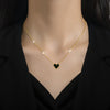 Titanium Steel Geometric Electroplated Necklace Unisex