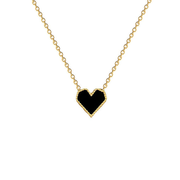 Titanium Steel Geometric Electroplated Necklace Unisex