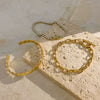 Titanium Steel Geometric Electroplated Women's Bracelet