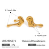Titanium Steel Geometric Electroplated Women's Earrings