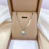 Titanium Steel Geometric Fashion Minimalist Electroplated Necklace For Unisex