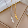 Titanium Steel Geometric Fashion Minimalistic Electroplated Women's Necklace