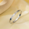 Titanium Steel Geometric Girls Bracelet With Real Gold Electroplating