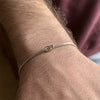 Titanium Steel Geometric Hand Knotted Necklace And Herringbone Bracelet Gold Plated Jewelry