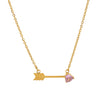 Titanium Steel Geometric Heart Pendant O Chain Necklace For Women Electroplated With 18K Gold And Twelve Birthstones High Color Preservation