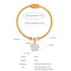 316L Stainless Steel Geometric Magnetic Pendant Bracelet Jewelry Electroplated For Women