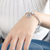 316L Stainless Steel Geometric Magnetic Pendant Bracelet Jewelry Electroplated For Women
