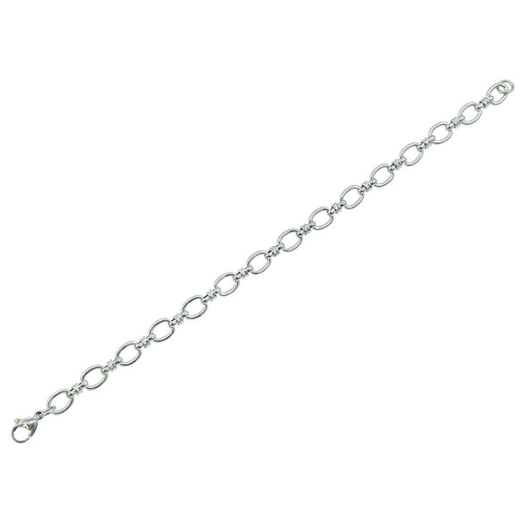 Titanium Steel Geometric Ochain Necklace Pendant For Men And Women With Simple Stitching