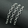 Titanium Steel Geometric Ochain Necklace Pendant For Men And Women With Simple Stitching