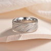 Titanium Steel Geometric Outdoor Ring For Men And Women With Electroplating Treatment