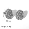 Titanium Steel Geometric Pattern Electroplated Unisex Nonfading Earrings