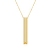 Titanium Steel Geometric Pendant Necklace Electroplated Minimalist Style For Women