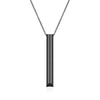 Titanium Steel Geometric Pendant Necklace Electroplated Minimalist Style For Women