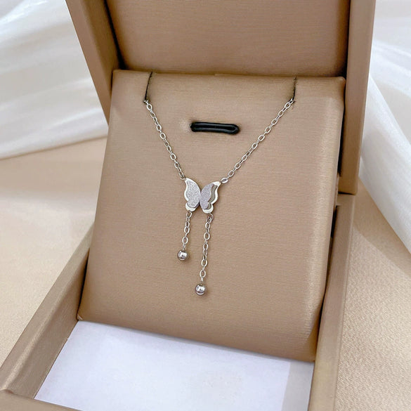 Titanium Steel Geometric Planet Necklace With Electroplating For Unisex
