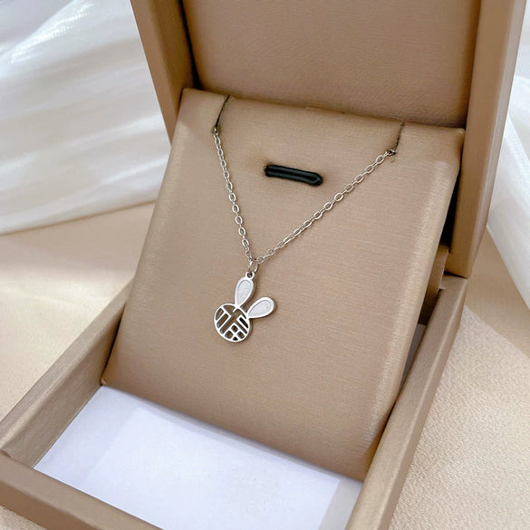 Titanium Steel Geometric Planet Necklace With Electroplating For Unisex