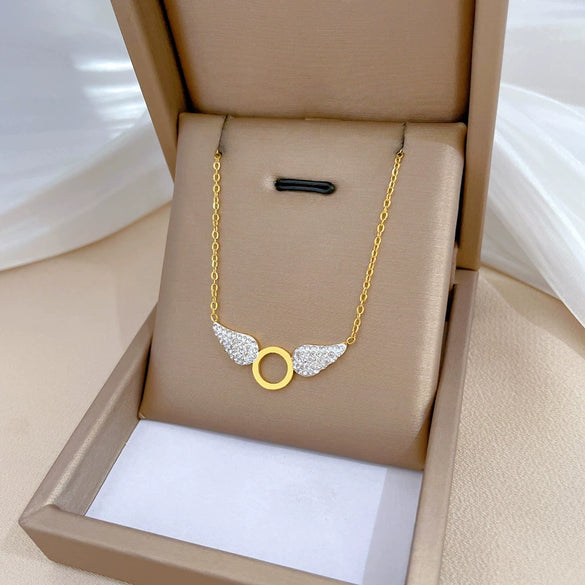 Titanium Steel Geometric Planet Necklace With Electroplating For Unisex