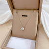 Titanium Steel Geometric Planet Necklace With Electroplating For Unisex