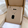 Titanium Steel Geometric Planet Necklace With Real Gold Electroplating For Unisex