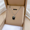 Titanium Steel Geometric Planet Necklace With Real Gold Electroplating For Unisex