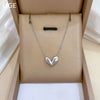 Titanium Steel Geometric Plants And Flowers Cartoon Style Electroplating Necklace