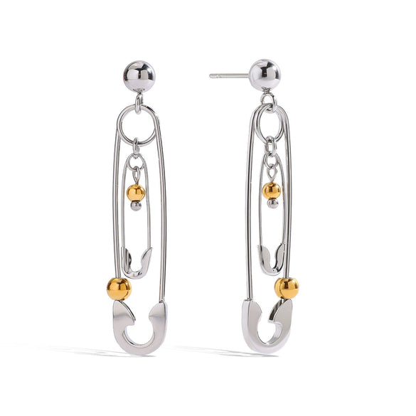 Titanium Steel Geometric Retro Earrings Women's Light Luxury Highend Jewelry