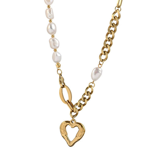 Titanium Steel Geometric Retro Exquisite Clavicle Chain Necklace