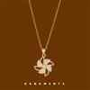 Titanium Steel Geometric Rotating Windmill Pendant Necklace For Women