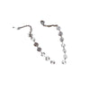 Titanium Steel Geometric Round Chain Bracelet With Constellation Design For Women Gold Inlaid Minimalistic Retro Style