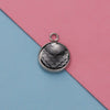 Titanium Steel Geometric Round Fish Scale Jewelry Accessories Pendant
