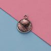 Titanium Steel Geometric Round Fish Scale Jewelry Accessories Pendant