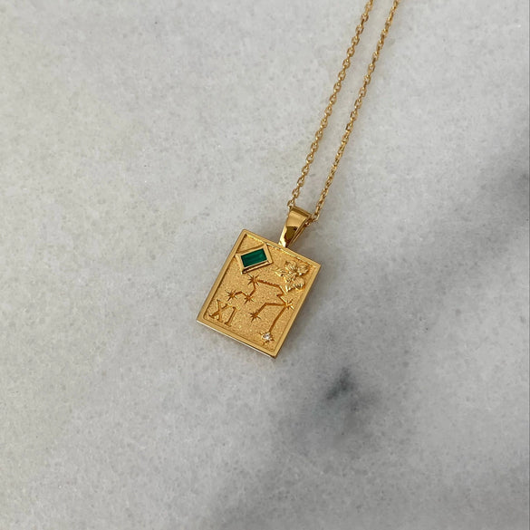 Titanium Steel Geometric Square Plate Multipendant Necklace With Electroplating