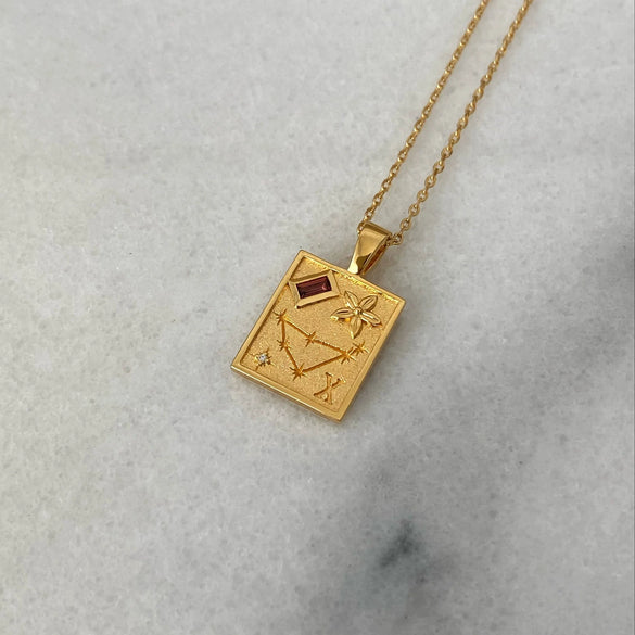 Titanium Steel Geometric Square Plate Multipendant Necklace With Electroplating