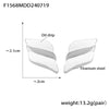 316L Stainless Steel Geometric Square Wings Shaped Earrings Electroplated 18K Gold Light Luxury Fashion