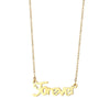 Titanium Steel Geometric Style Electroplated Necklace For Unisex