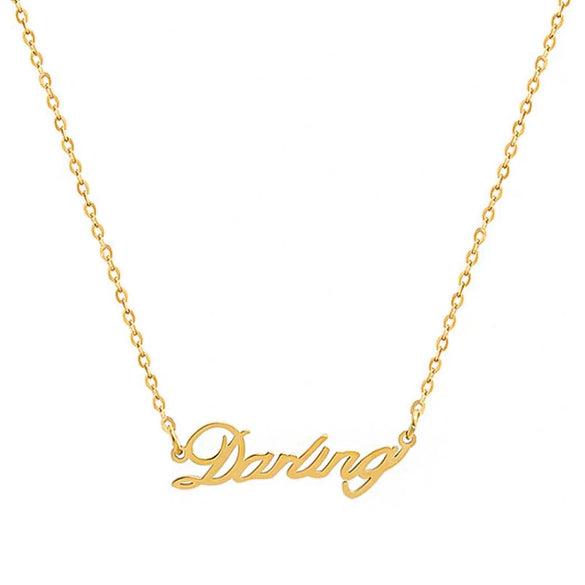 Titanium Steel Geometric Style Electroplated Necklace Unisex Accessories