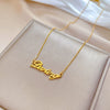 Titanium Steel Geometric Style Electroplated Necklace Unisex Accessories