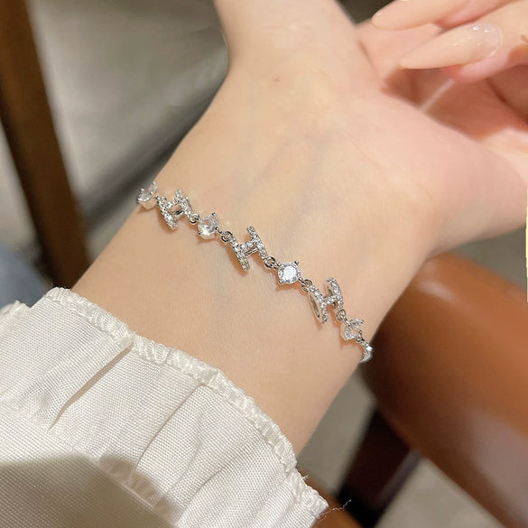 Titanium Steel Geometric Style Electroplated Unisex Bracelet