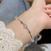 Titanium Steel Geometric Style Electroplated Unisex Bracelet