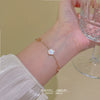Titanium Steel Geometric Style Electroplated Unisex Bracelet