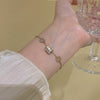 Titanium Steel Geometric Style Electroplated Unisex Bracelet