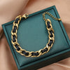 Titanium Steel Geometric Style Electroplated Women's Small Gold Ball Bracelet Jewelry