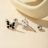 Titanium Steel Geometric Style Piercing Earrings With Electroplating For Women