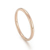 Titanium Steel Geometric Thin Ring For Women Light Luxury Simple Design With Electroplating