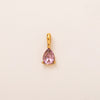Titanium Steel Geometric Twelve Birthstone Necklace With Electroplating And O Word Chain