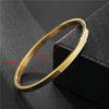 Titanium Steel Geometric Unisex Opening Bracelet Jewelry That Does Not Fade