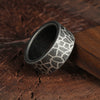 Titanium Steel Geometric Unisex Ring With Electroplating Simple And Crack Design Does Not Fade