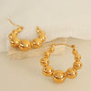 316L Stainless Steel Geometric Ushape Electroplated Light Luxury Women's Earrings